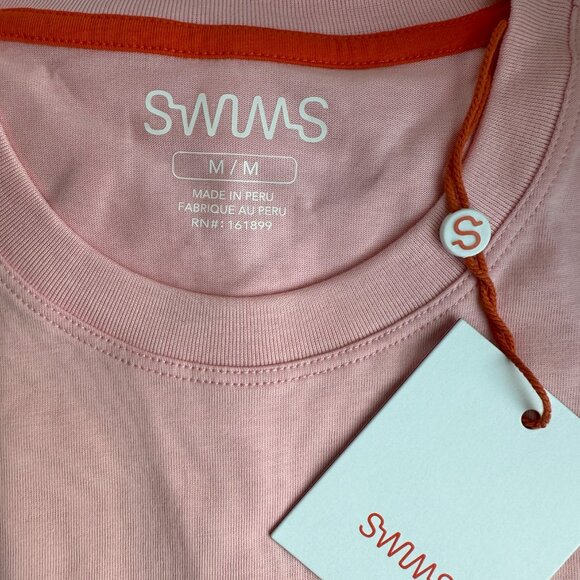 SWIMS - Men's Aksla T Shirt - Blush Pink (M) - Picture 5 of 10